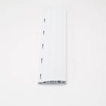 60mm SLAT END RETENTION WHITE @ 24' - White image