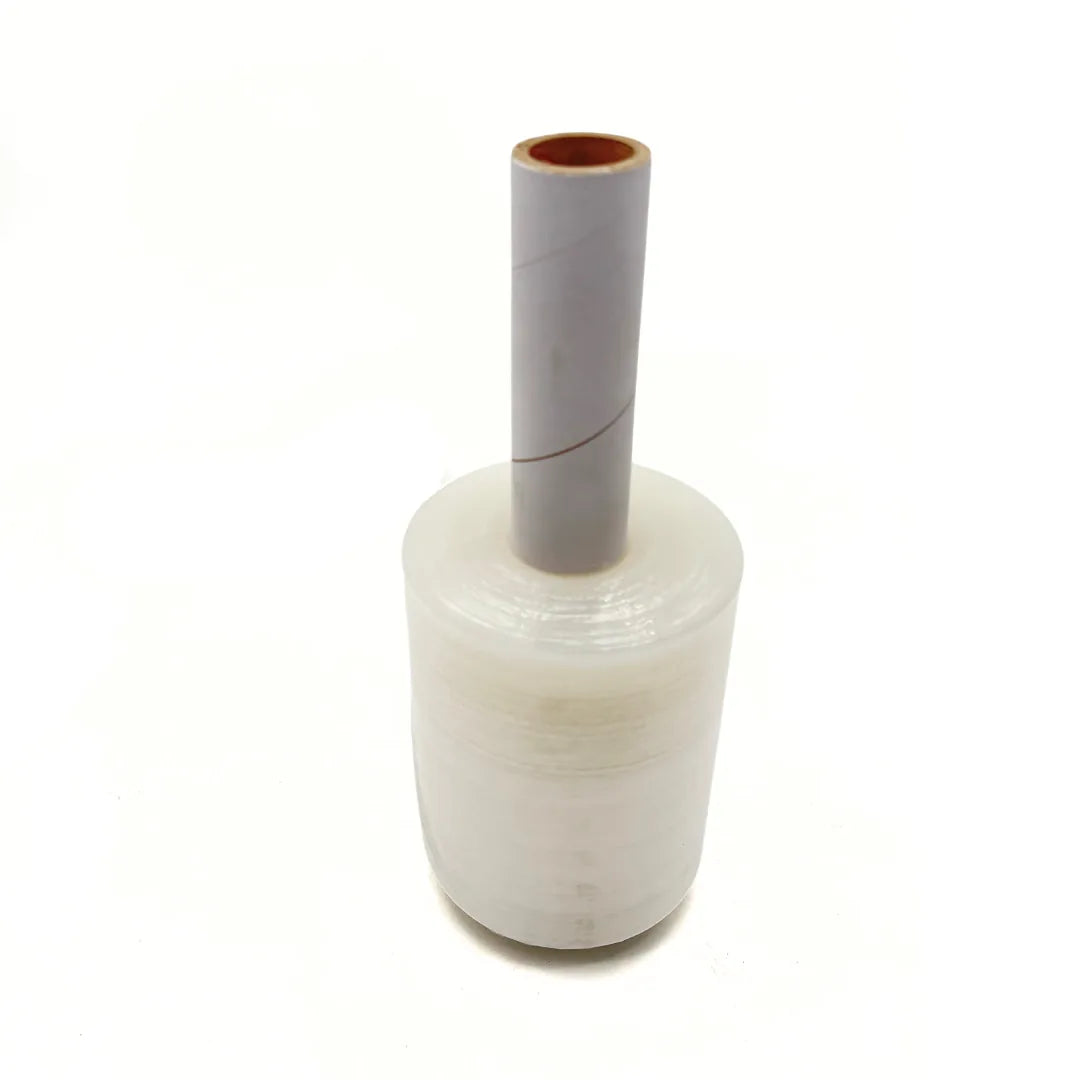 STRETCH FILM 5" x 1000' CLEAR Extended-Core Banding Film, (15 rolls/case)