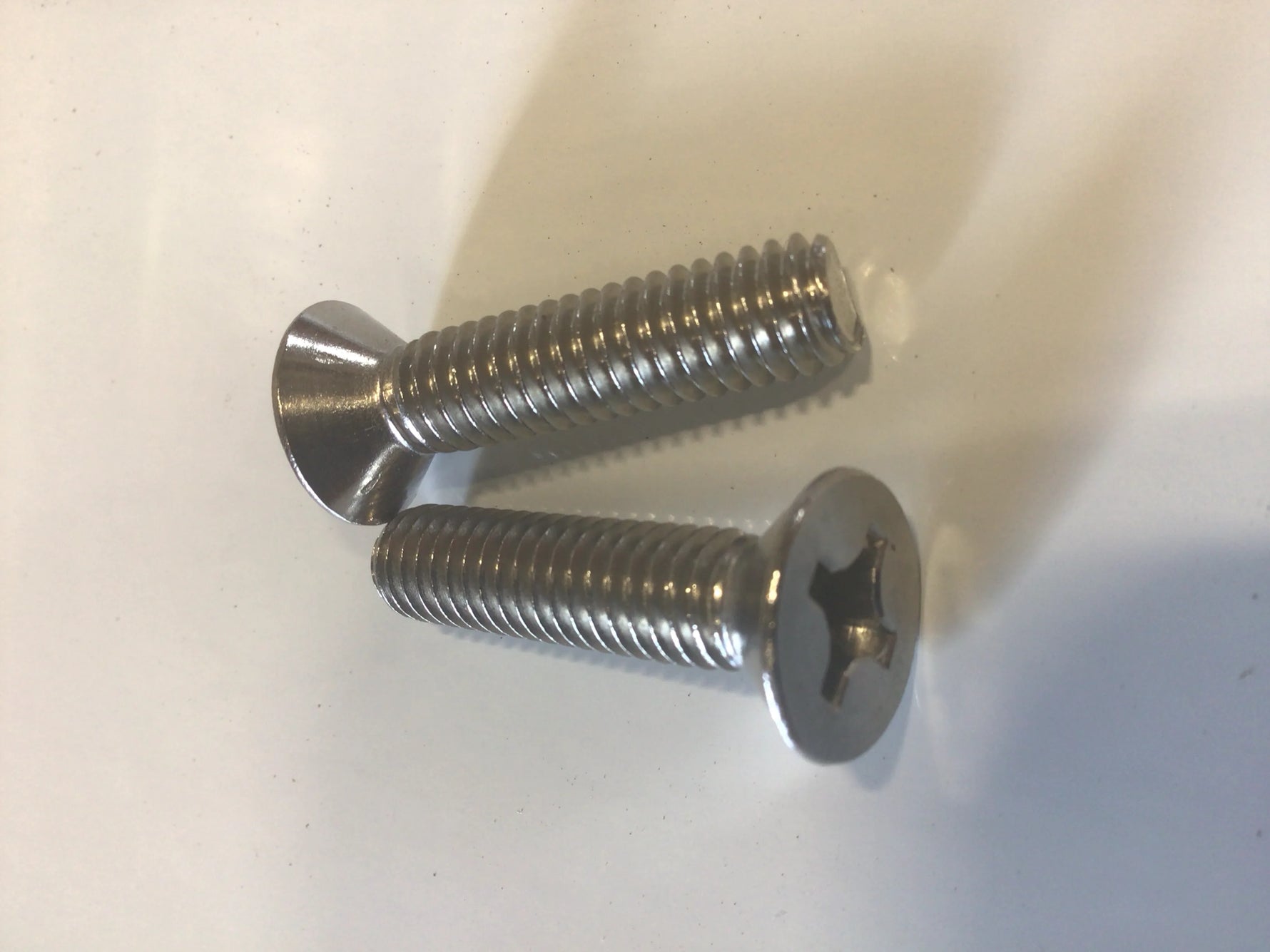 5/16' - 18 X 1-1/4' FLAT PHIL M/S 18-8 S/S (Bracket 300mm &amp; Idler PVC)_0.133 image 0