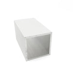 ALUM. TUBE 4 x 4 x 1/4 - White, 20' image