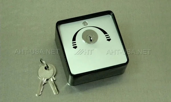 SWITCH SECURITY KEY, MOMENTARY, SURFACE MOUNT - Thinner Black image